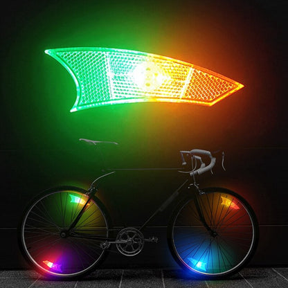 Plastic Waterproof Bicycle LED Wheel Lights - High Brightness Visibility BIKE FIELD