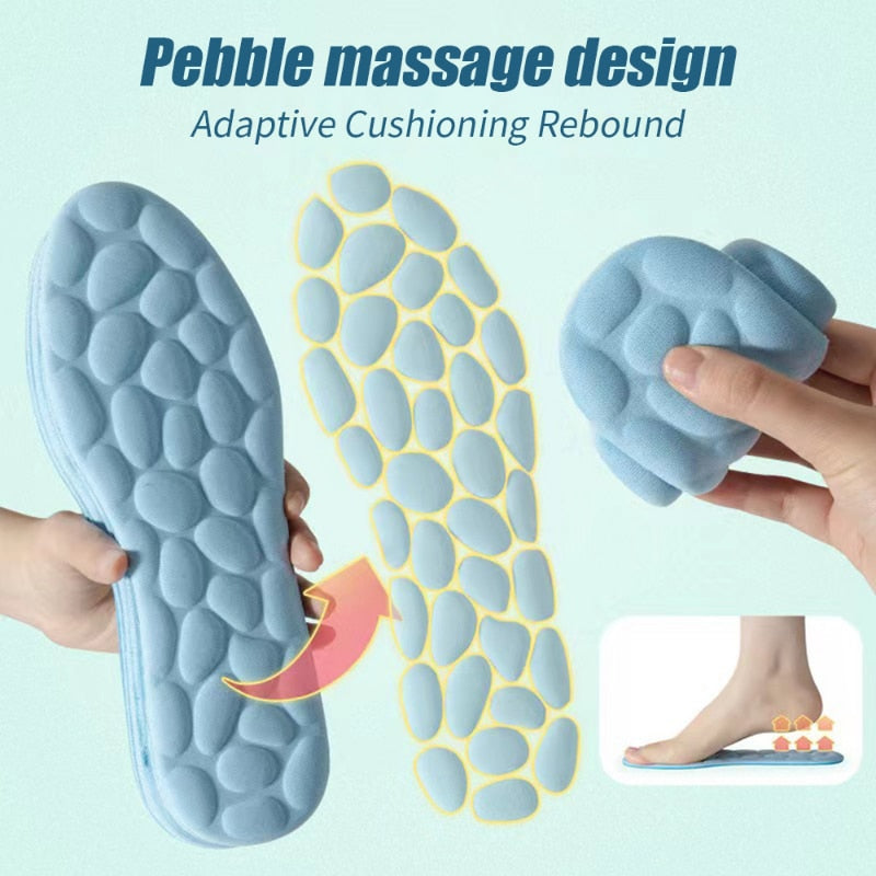 Soft Massage Memory Foam Insoles - Orthopedic Comfort for Sport Shoes BIKE FIELD