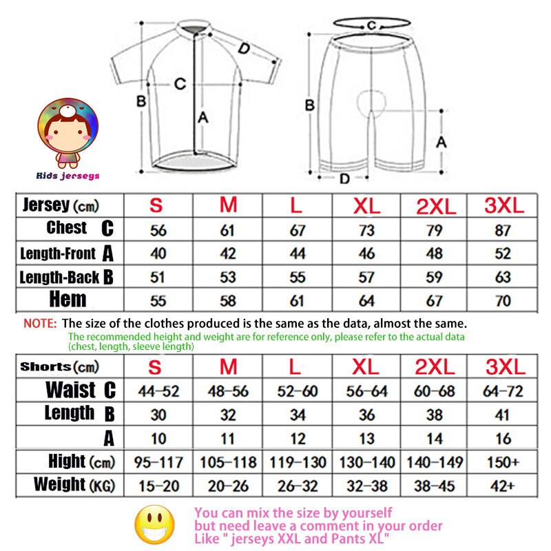 Children Cycling Jersey Kit -  Cycling with Style and Comfort BIKE FIELD