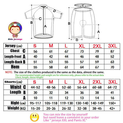 Children Cycling Jersey Kit -  Cycling with Style and Comfort BIKE FIELD