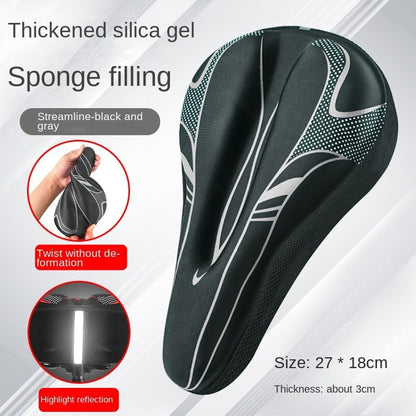 Bike Seat Cover  With Light Comfortable and Wide BIKE FIELD