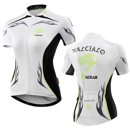 Summer Women's Cycling Jersey: Slim Fit, Breathable Fabric BIKE FIELD