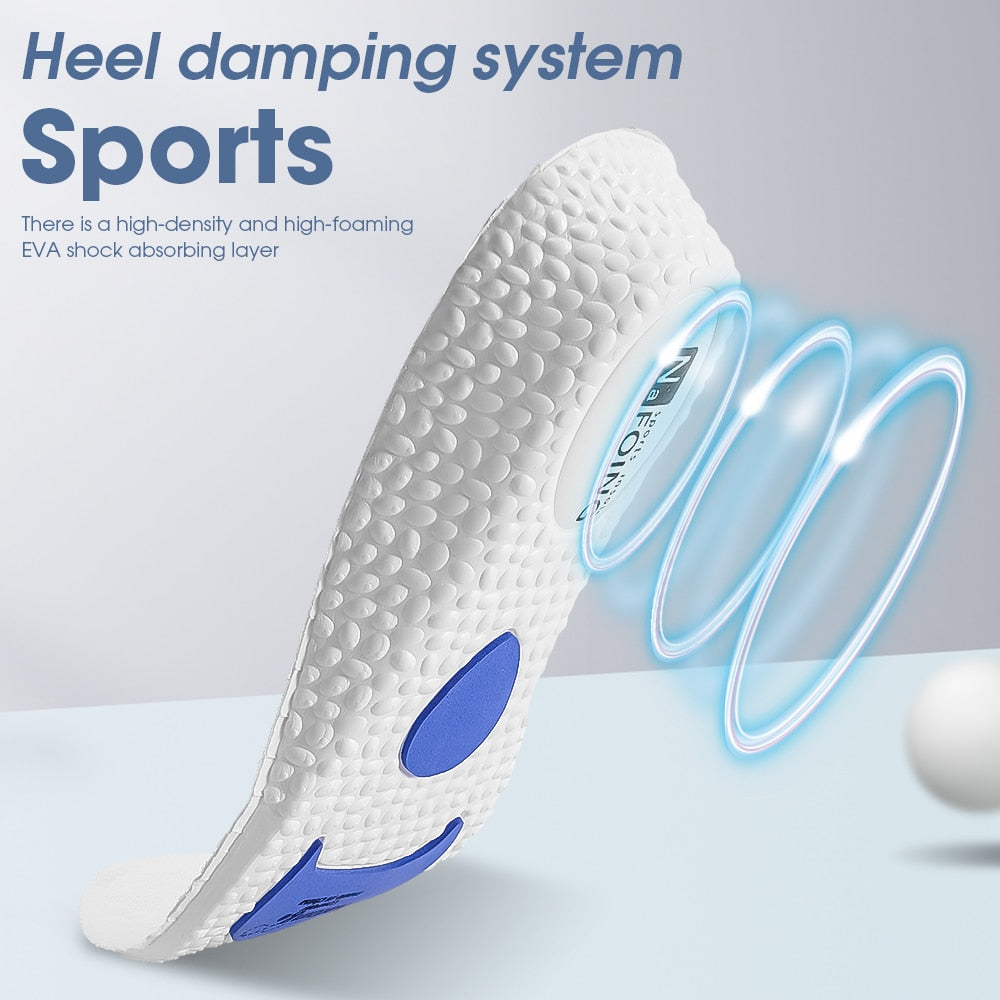 Elevating Memory Foam Shoe Insoles: Arch Support for Sports BIKE FIELD