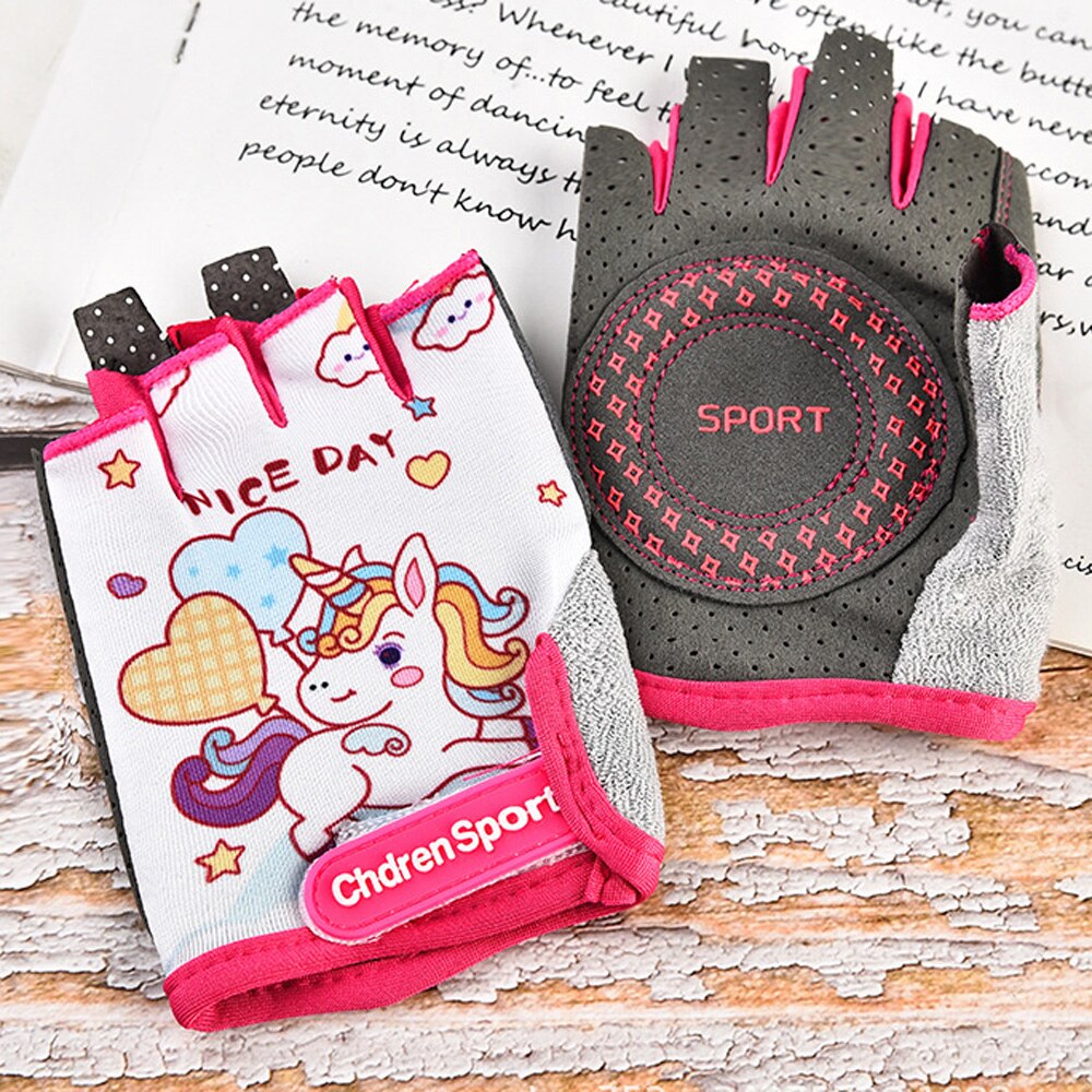 Unicorn/Dinosaur Half-Finger Cycling Gloves BIKE FIELD