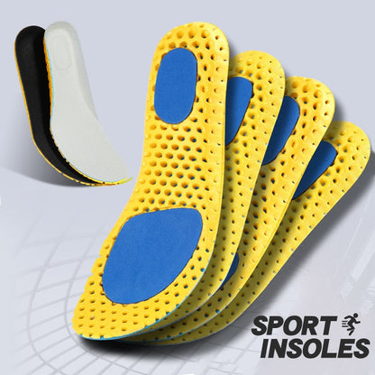 Orthopedic Memory Foam Sport Support Insoles: Breathable Cushioning for Men and Women's Shoes BIKE FIELD