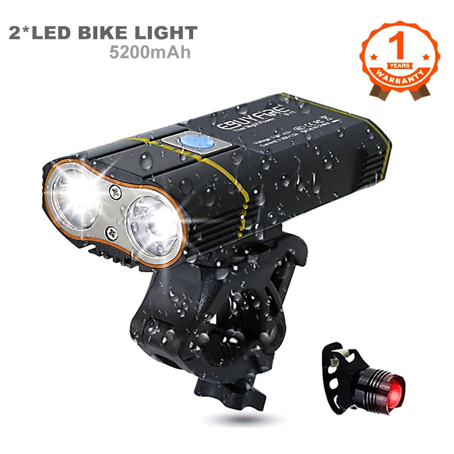 Durable Aluminum Alloy Bike Light with 360° Rotation - Waterproof & Efficient BIKE FIELD