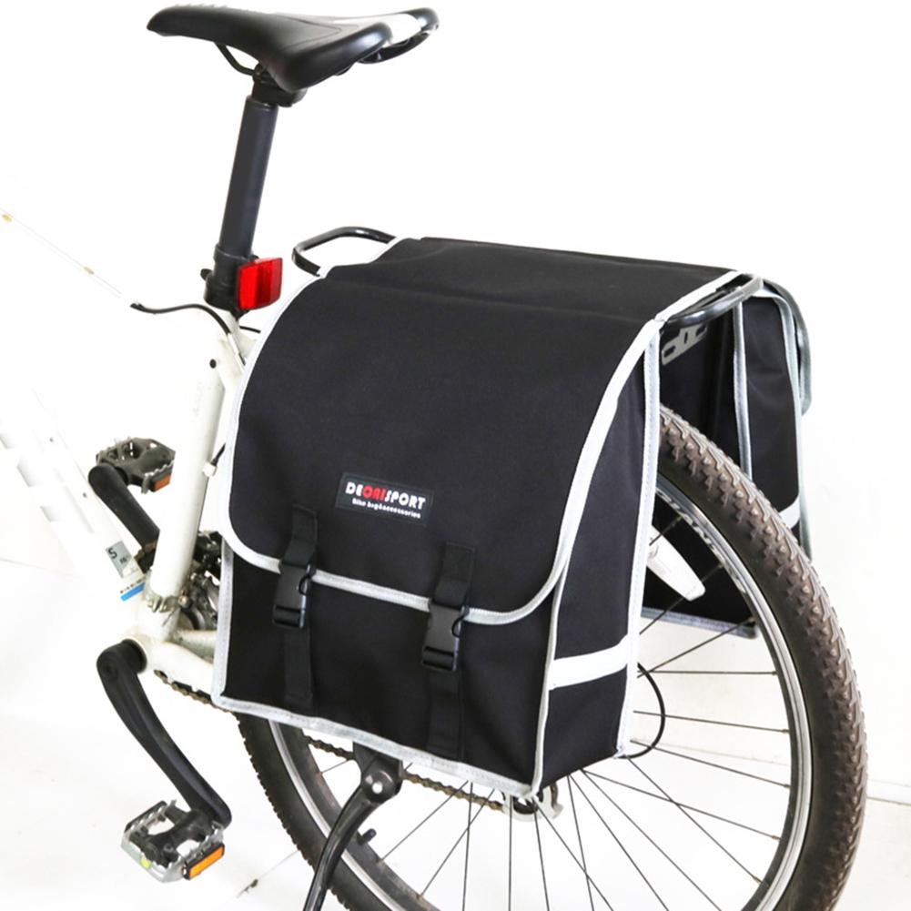 Waterproof Bicycle Pannier Bags with Rain Cover, Reflective Stripe BIKE FIELD