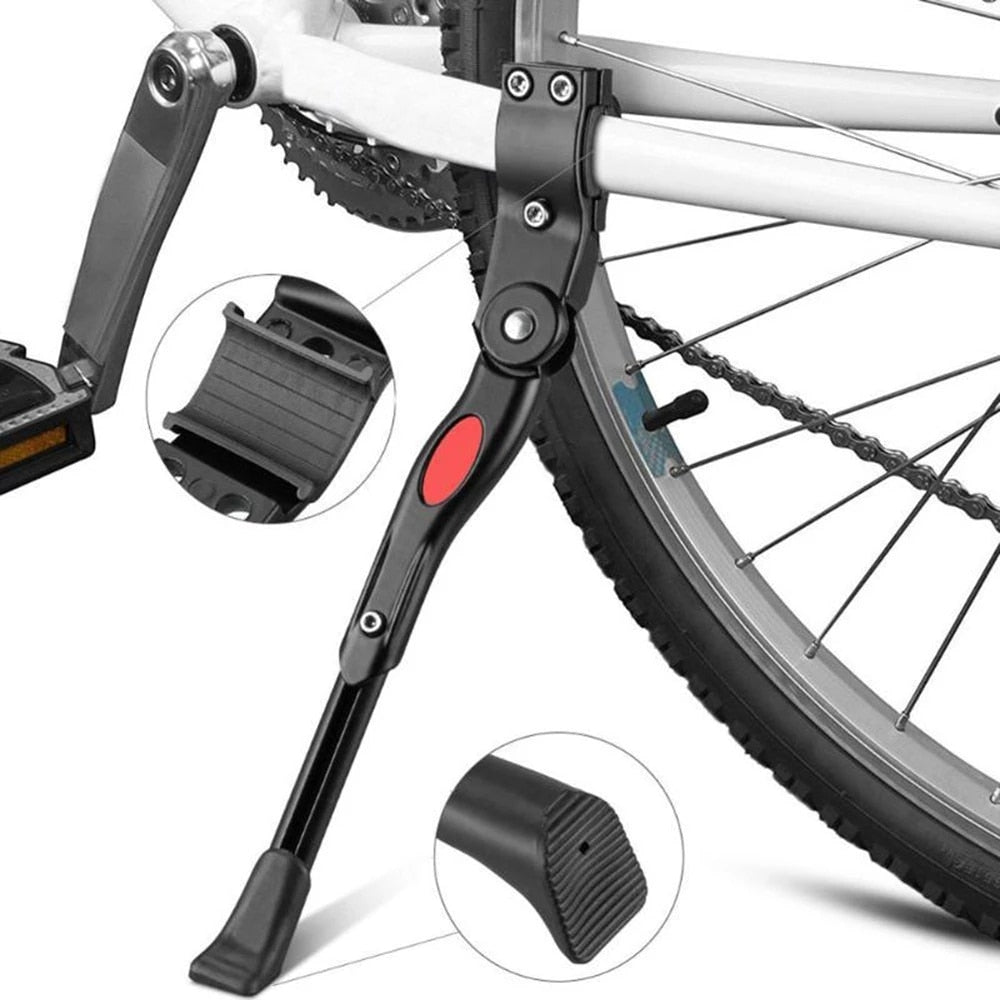 Stable Parking with Adjustable Bicycle Footrest Kickstand BIKE FIELD