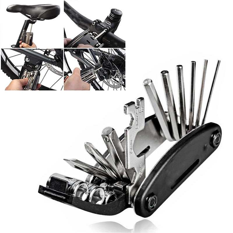 16 in 1 Multi-Function Tool Screwdriver Motorcycle Bicycle Repair Tool BIKE FIELD