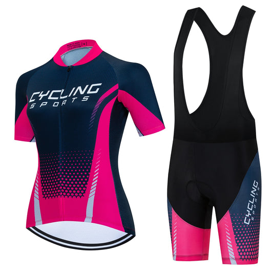 Women's Summer Cycling Jersey Set – Anti-UV, Quick-Dry, Mountain Ready BIKE FIELD