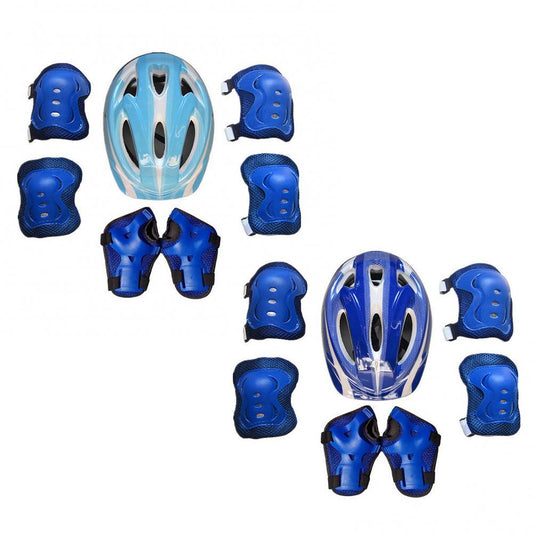 Kids Bicycle Helmet and Safety Pad Set – Ideal for Roller Skates, Biking, and More BIKE FIELD