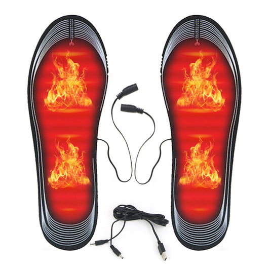 USB-Powered Heated Insoles: Cuttable Inserts for Warmth During Winter Activities BIKE FIELD
