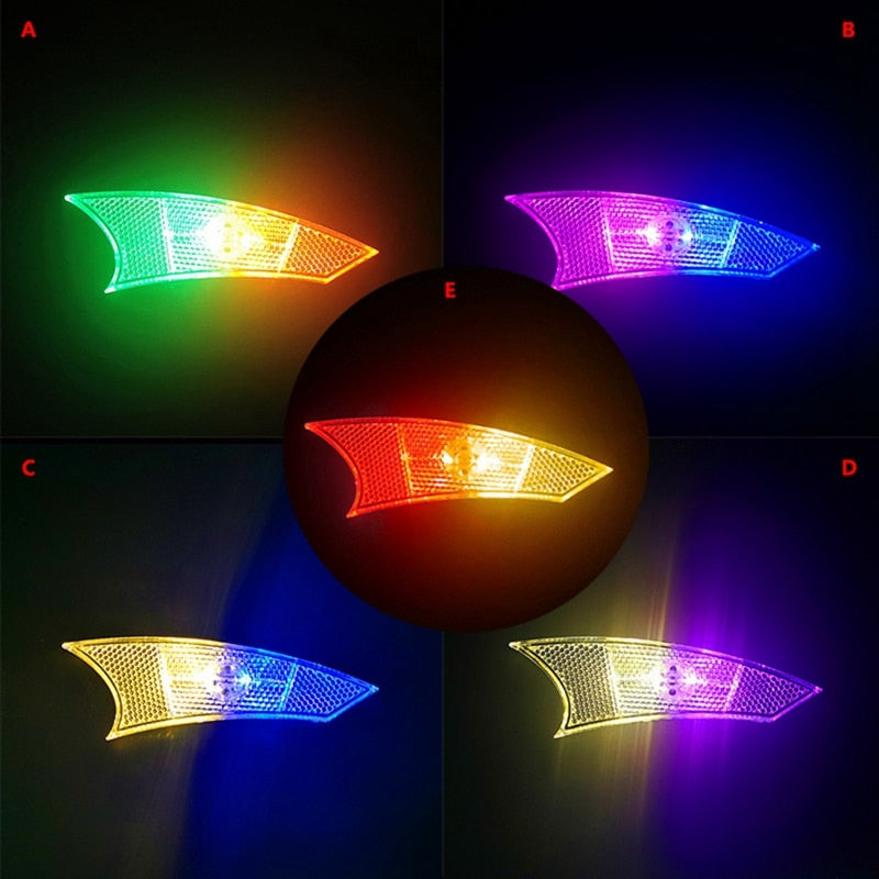 Plastic Waterproof Bicycle LED Wheel Lights - High Brightness Visibility BIKE FIELD