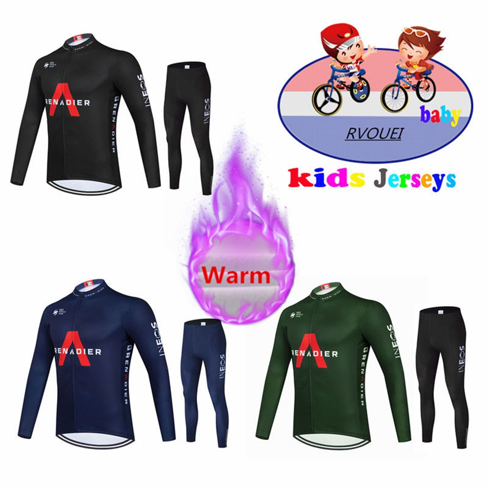 Kids Cycling Jersey Set: Warmth Meets Style BIKE FIELD