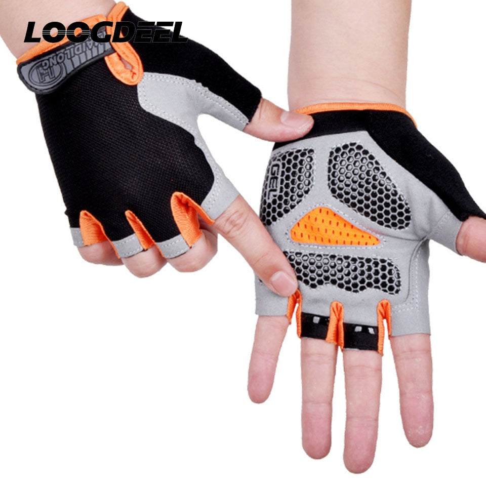 Breathable Half Finger Cycling Gloves for Men and Women - Anti-slip and Anti-sweat BIKE FIELD