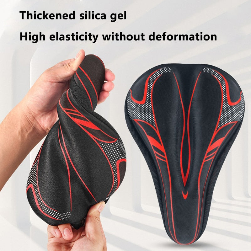 Bike Seat Cover  With Light Comfortable and Wide BIKE FIELD