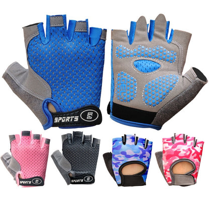 Half-Finger Children's Cycling Gloves BIKE FIELD